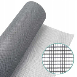 Сетка антимоскитная 120см х 30м стеклосетка Премиум, серый