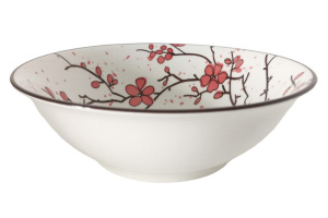 Салатник фарфоровый 170мм/550мл Sakura Коралл SXY2406-SB70