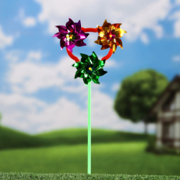 Вертушка Ветерок тройной 18х39см, фольга, в ассортименте Take It Easy 9943810