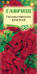 Гвоздика турецкая (бородатая) Красная 0,1г цветной пакет Гавриш