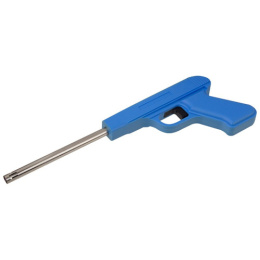 Пьезозажигалка пистолет JZDD-17-LBL, голубой Energy 157429