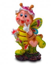 Фигурка садовая гипсовая Бабочка с цветком 28х50см ГусьДекорЛюкс 12С08