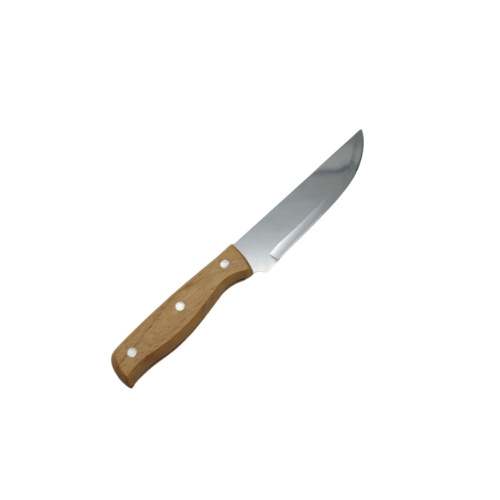 Нож стальной Кухня 150мм деревянная ручка, универсальный Радужный Дом РД60124