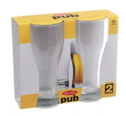 Бокалы для пива стеклянные Pub набор 2шт. 700мл, в п/у Pasabahce Бор 42528