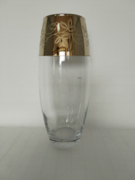 Ваза для цветов стеклянная бочонок h-26см Flora Мия, в п/у Gid Glass GN43966/01