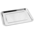 Поднос из нержавеющей стали прямоугольный 26х35х2см Domestico 108943