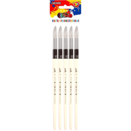 Кисть №10 белка круглая живописная, деревянная ручка, Devente Cosmo 8073346