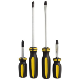 Отвертки набор  4шт. пластиковые рукоятки, Simple Park 008361