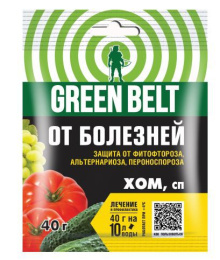 Хом 40г от фитоспороза, макроспориоза и бурой пятнистости Грин Бэлт 01-027