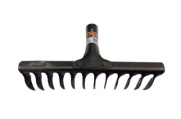 Грабли витые 12 зубьев из рельсовой стали без черенка, Home Mawipro MW-2724