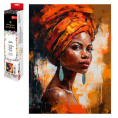 Алмазная мозаика на холсте 30х40см Африканка 65558