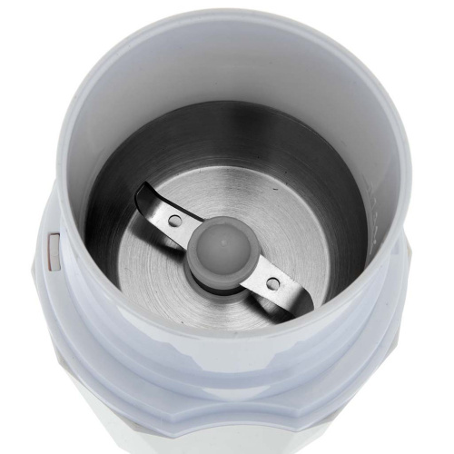 Кофемолка электрическая 200Вт, вместимость 60г, белый Аксинья КС-603