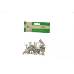 Зажимы для штор металлические набор  25шт. без кольца Мирхозторг 2340