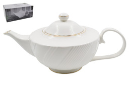 Чайник заварочный фарфоровый 0,80л Пломбир, в п/у Lavenir GS02-GL TP