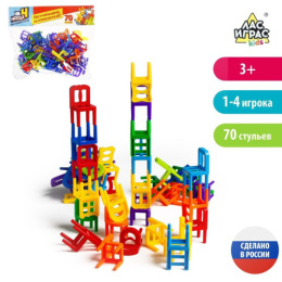 Игра настольная На 4 ногах, 70 стульев, в пакете Лас Играс 7722464