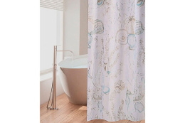 Штора для ванной полиэстер 180х180см 12 колец Gini AC-3-01