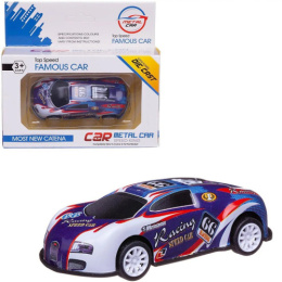 Машина инерционная металлическая Гоночная 66, 8,5х3,8х2,5см, в коробке Наша Игрушка WE-11602/номер66/601402