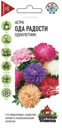 Астра Ода радости смесь 0,3г цветной пакет серия Удачные семена Гавриш