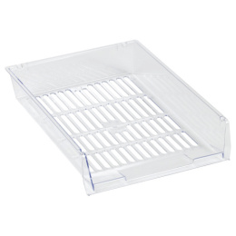 Лоток для бумаг Стамм Респект, сетчатый, прозрачный ЛТГ-31162