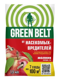 Молния Экстра  1,5мл ампула защита от всех насекомых вредителей Грин Бэлт 01-498