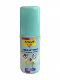 Спрей от комаров  75мл детский с 2-х лет Argus Baby AR-783