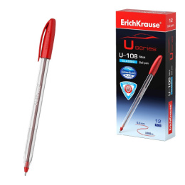 Ручка шариковая ErichKrause U-108 Classic Stick, синяя, 1мм 53737