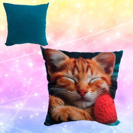 Подушка 40х40см габардин, поплин Мурка ДомВелл 