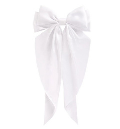 Бант для волос Monte Vita на заколке, белый, 25х41см 457114