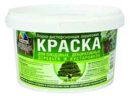 Краска в/д для садовых деревьев акриловая 3 кг 17969