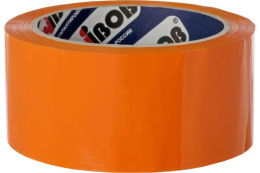 Скотч (клейкая лента) цветной 48мм х 66м х 45мкм оранжевый Unibob СП-30274