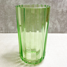 Ваза для цветов стеклянная h-19см Магия Салатовая, в инд/у Декостек 2395-Н5