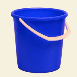 Ведро пластиковое  5л без крышки, цвета в ассортименте БЗПИ 321066