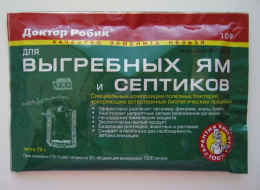 Биосостав Доктор Робик для выгребных ям и септиков 75г Доктор Робик арт.109