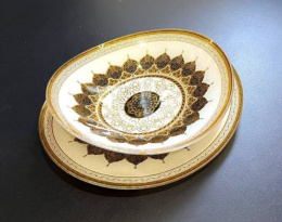 Набор блюд стеклянных 2шт. овальные 290х250мм h-70мм, 330х280мм h-20мм, в п/у Royal Glass 7012/32