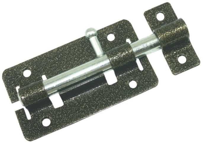 Задвижка дверная Кунгур ЗД-01 бронза Кунгур 30150