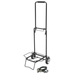 Тележка багажная ВХ-20ZP металлические колеса, черная, до 20кг Рыжий кот 093529