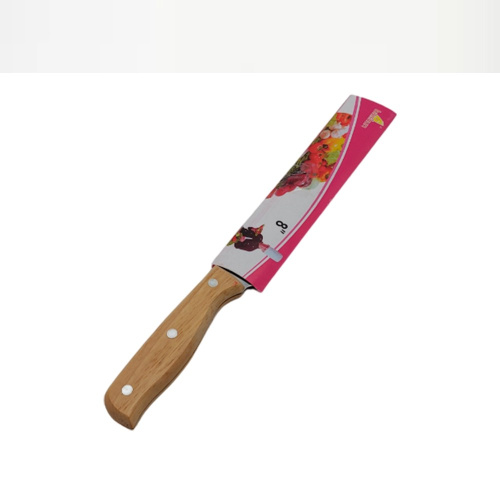 Нож стальной Кухня 200мм деревянная ручка, универсальный Радужный Дом РД60148