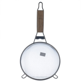 Сито металлическое d-21см с деревянной вставкой в ручке №2