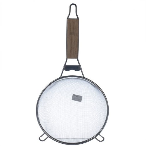 Сито металлическое d-21см с деревянной вставкой в ручке №2