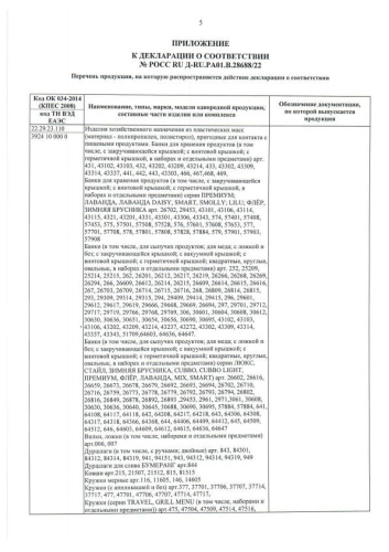 Ковш пластиковый квадратный 1,5л Полимербыт С815