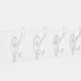 Крючки пластиковые набор  4шт. на самоклеящейся основе Радужный Дом РД24806