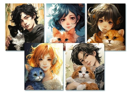 Тетрадь  48 листов Дети. Кошки С9599-05