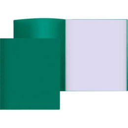 Папка с  80 файлами Attomex А4 600мкм, зеленая 3106000