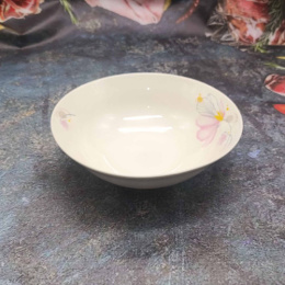 Салатник фарфоровый 200мм белый с узором Нежность Радужный Дом РД85400