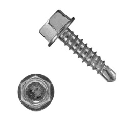 Саморез 4,8х16 для фасад.систем, сверло, цинк. 2704816