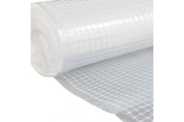 Пленка полиэтиленовая армированная 200 микрон 2м х 25м светостабилизирующая + леска Мегапласт