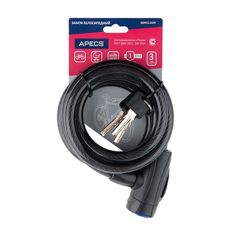 Замок велосипедный Apecs PD-84-150СМ Apecs 19569