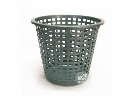 Корзина для бумаг пластиковая 12л цвета в ассортименте Агропласт Б00104