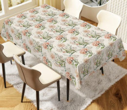 Клеенка столовая на тканевой основе с ПВХ покрытием 1,4х20м Silk Grace SX-18701