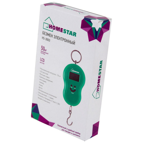Безмен электронный до 50кг, НS-3003 HomeStar 002692